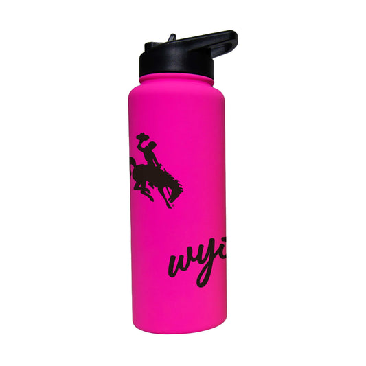 Wyoming 34oz Electric Bold Soft Touch Quencher - Logo Brands - Flyclothing LLC
