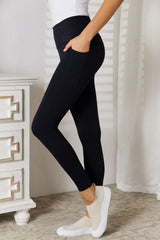 Basic Bae Wide Waistband Sports Leggings - ShopBasicbae - Flyclothing LLC