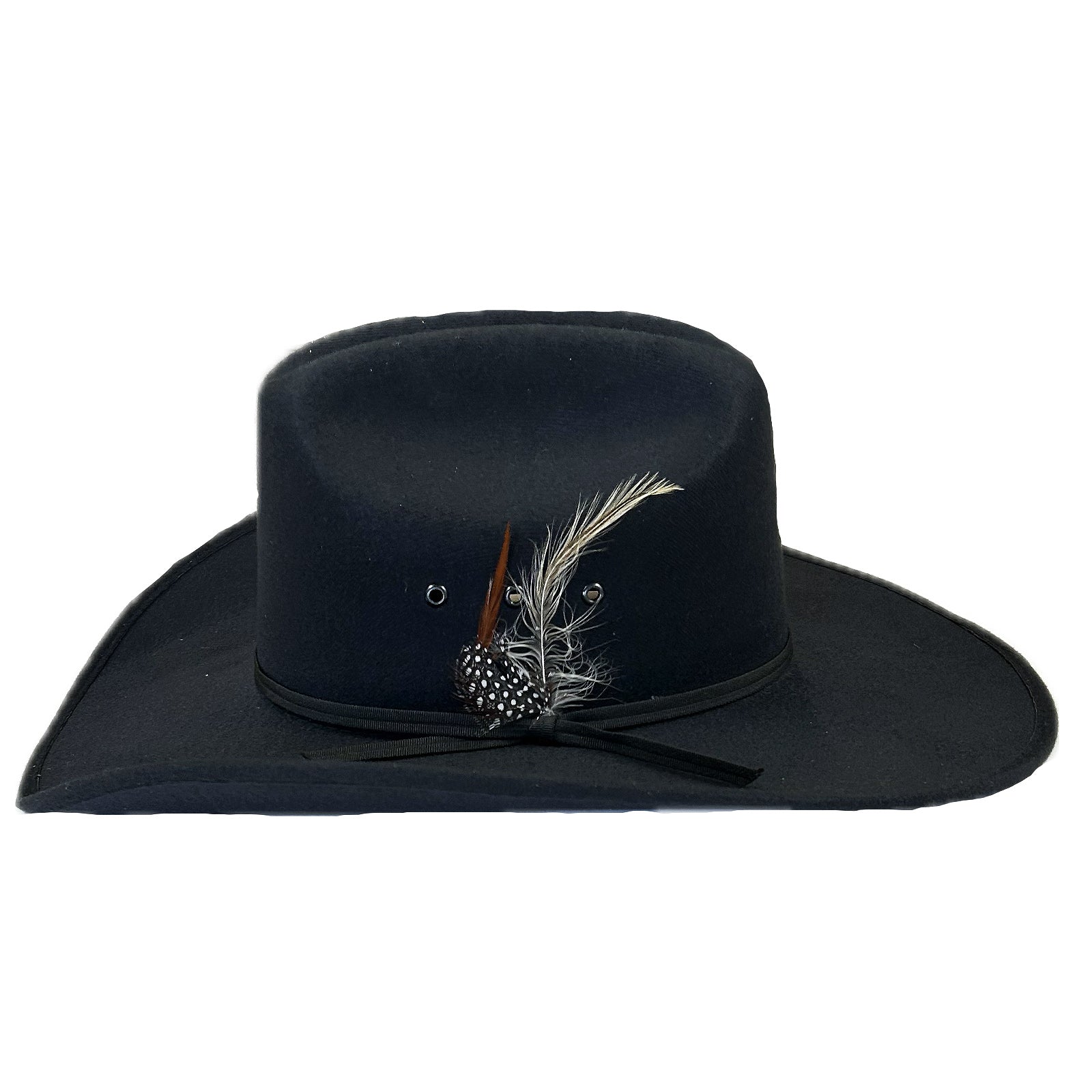 Rockmount Ranch Wear Black Ultra-Felt Western Hat - Rockmount Clothing - Flyclothing LLC