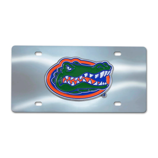 Florida Gators 3D Stainless Steel License Plate - Florida