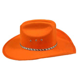 Sierra Ultra-Felt Blaze Orange Western Cowboy Hat - Rockmount Clothing - Flyclothing LLC