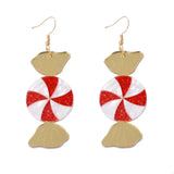 Christmas Candy Drop Earrings - Trendsi - Flyclothing LLC