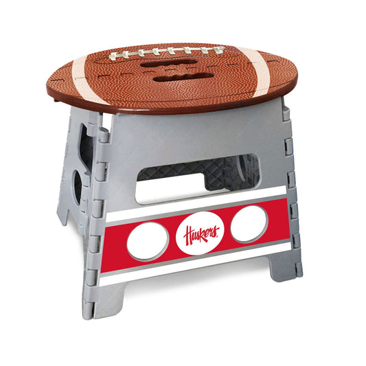 Nebraska Cornhuskers Folding Step Stool - 13in. Rise - Nebraska