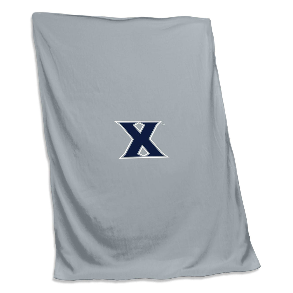 Xavier Gray Sweatshirt Blanket (Screened) - Logo Brands - Flyclothing LLC