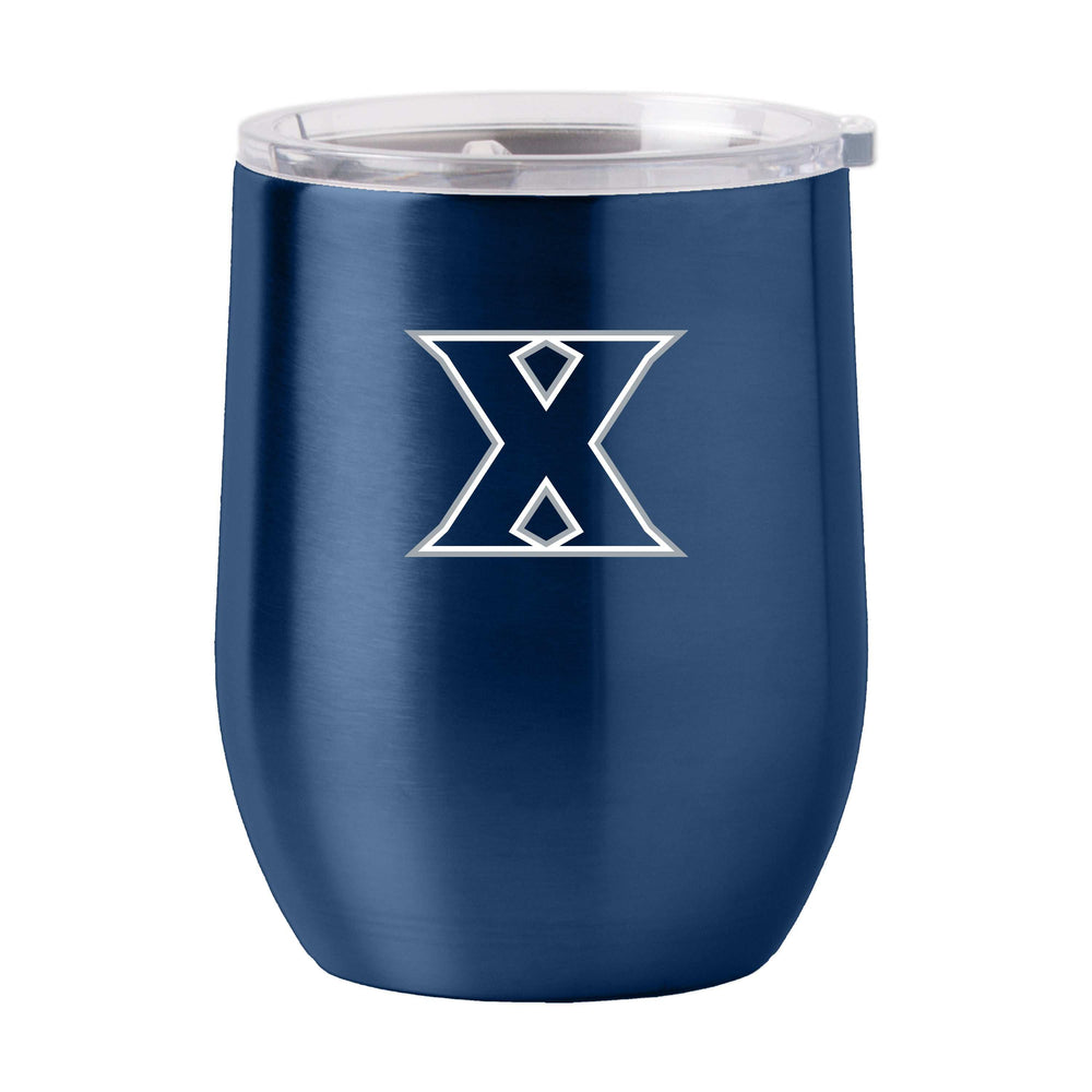 Xavier 16oz Gameday Stainless Curved Beverage - Logo Brands - Flyclothing LLC