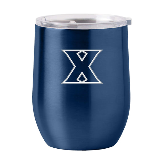 Xavier 16oz Gameday Stainless Curved Beverage - Logo Brands - Flyclothing LLC