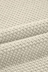 Turtleneck Cap Sleeve Sweater - Trendsi - Flyclothing LLC