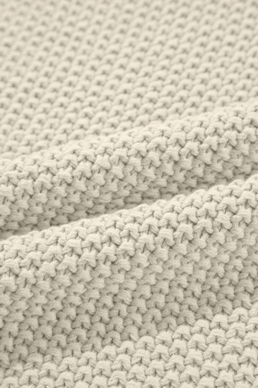 Turtleneck Cap Sleeve Sweater - Trendsi - Flyclothing LLC