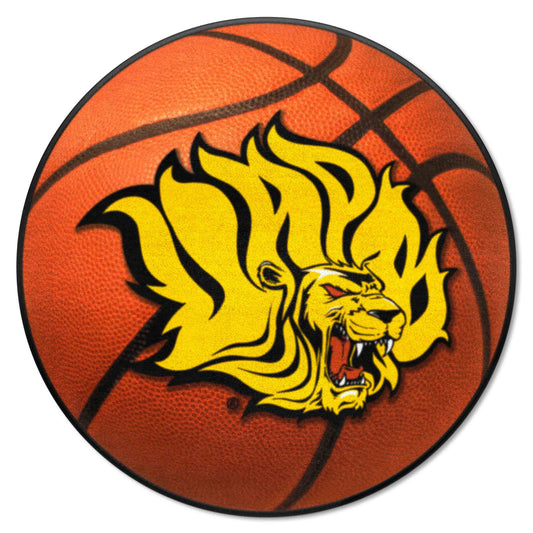 UAPB Golden Lions Basketball Rug - 27in. Diameter - UAPB