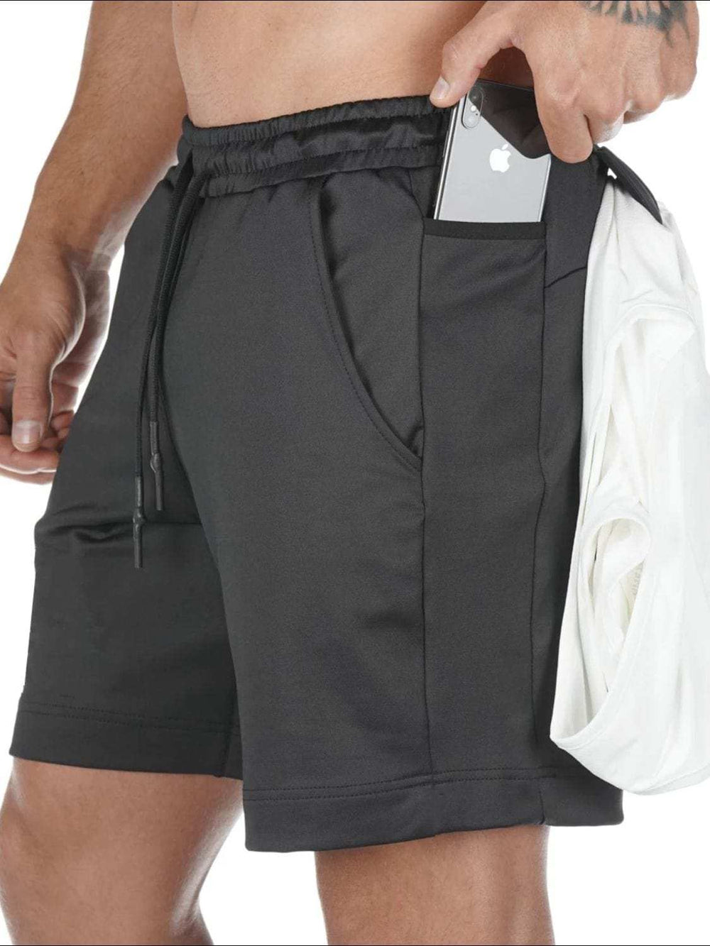 Men's Drawstring Active Shorts with Pockets - Trendsi - Flyclothing LLC