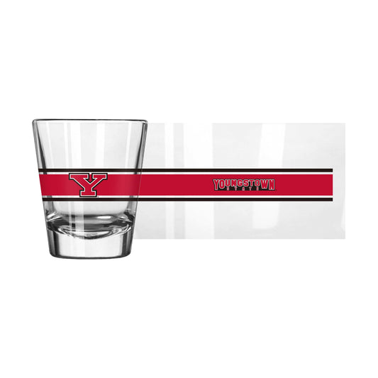 Youngstown St 2oz Stripe Shot Glass - Logo Brands - Flyclothing LLC