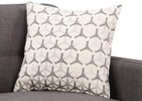 61" Charcoal And Black Loveseat and Toss Pillows - Homeroots - Flyclothing LLC