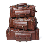 Upgraded Traveler Weekender Duffle - Classy Leather Bags - Flyclothing LLC