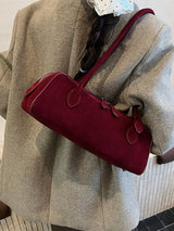 Solid Color Shoulder Bag - Trendsi - Flyclothing LLC