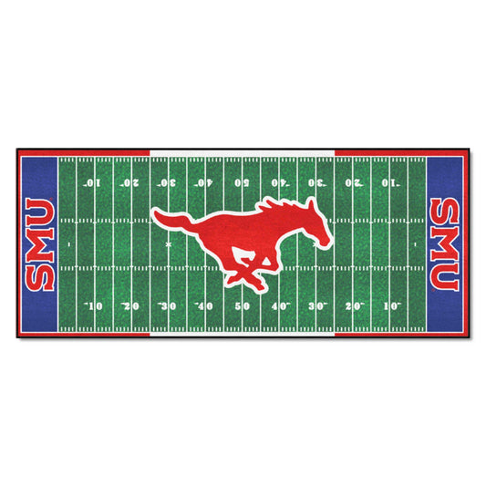 Southern Methodist University Football Field Runner - Logo Brands - Flyclothing LLC