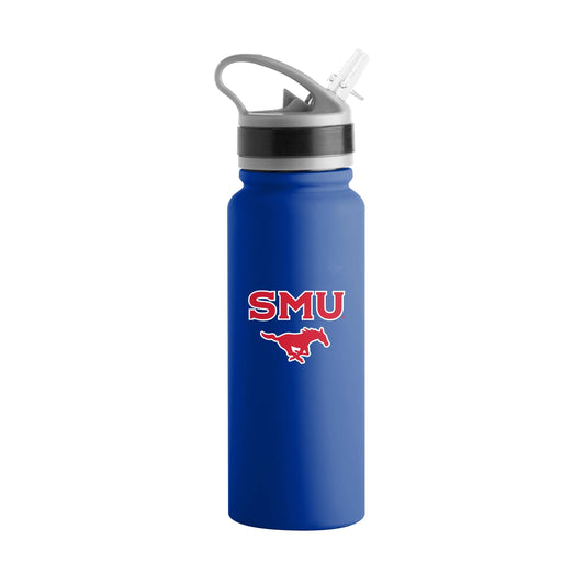 SMU 25oz Campus Color Letterman Stainless Single Wall Flip Top Bottle - Logo Brands - Flyclothing LLC