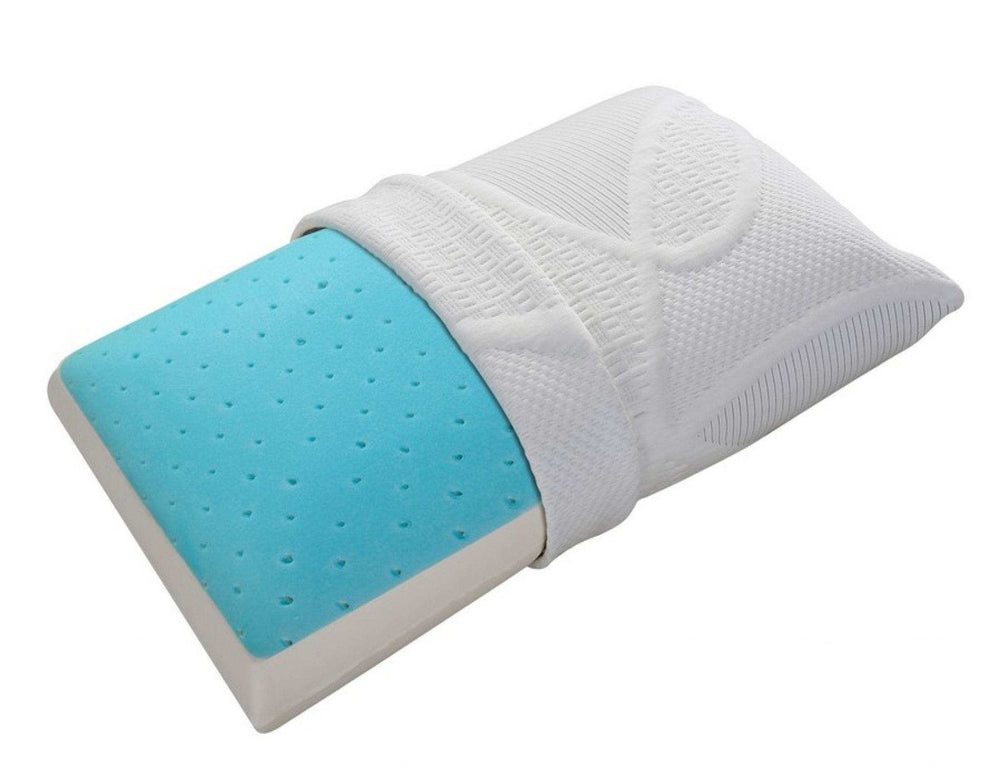 Cool Gel Memory Foam Queen Size Bed Pillow - Homeroots - Flyclothing LLC