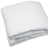 White Twin Microfiber Thread Count Down Alternative Duvet Insert - Homeroots