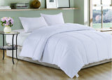 White Twin Microfiber Thread Count Down Alternative Duvet Insert - Homeroots - Flyclothing LLC