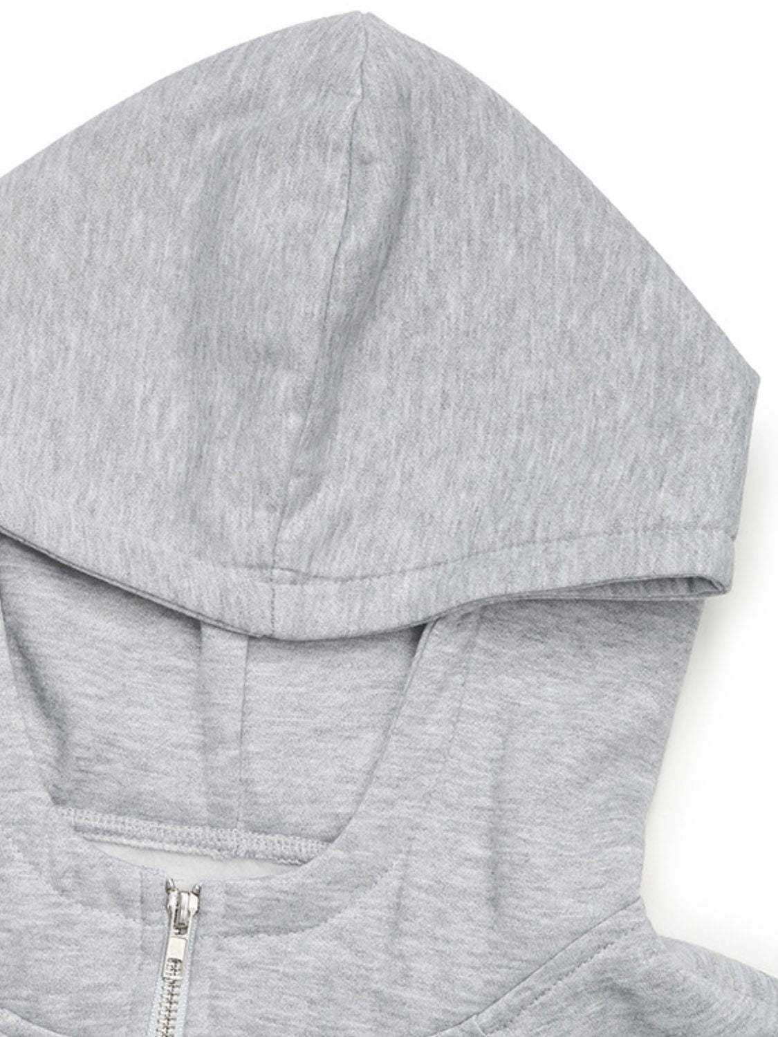 Perfee Half Zip Long Sleeve Hoodie - Trendsi - Flyclothing LLC