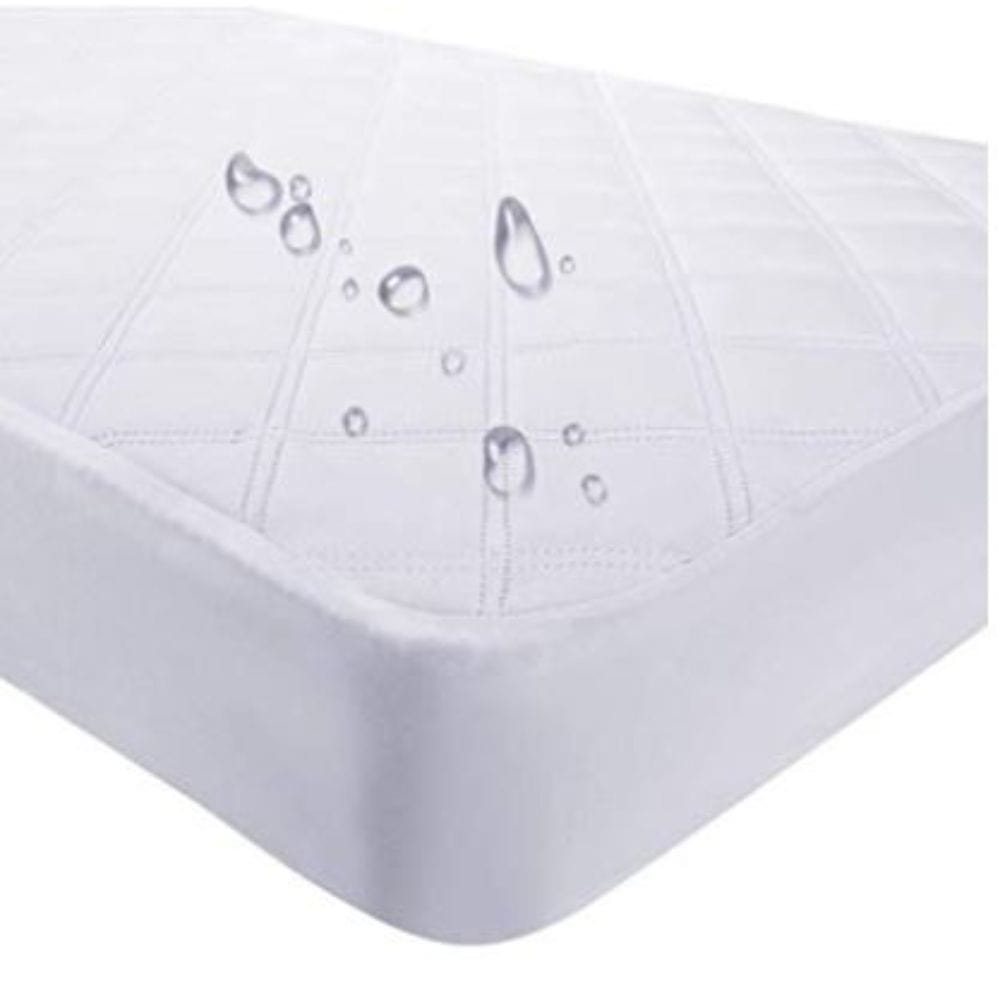 9" Waterproof Bamboo Terry Crib Mattress Pad Liner Mattress Cover Only - Homeroots
