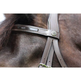 Henri de Rivel Pro Piaffe Mono Crown Bridle with Flash Noseband with Patent Leather - Breeches.com - Flyclothing LLC