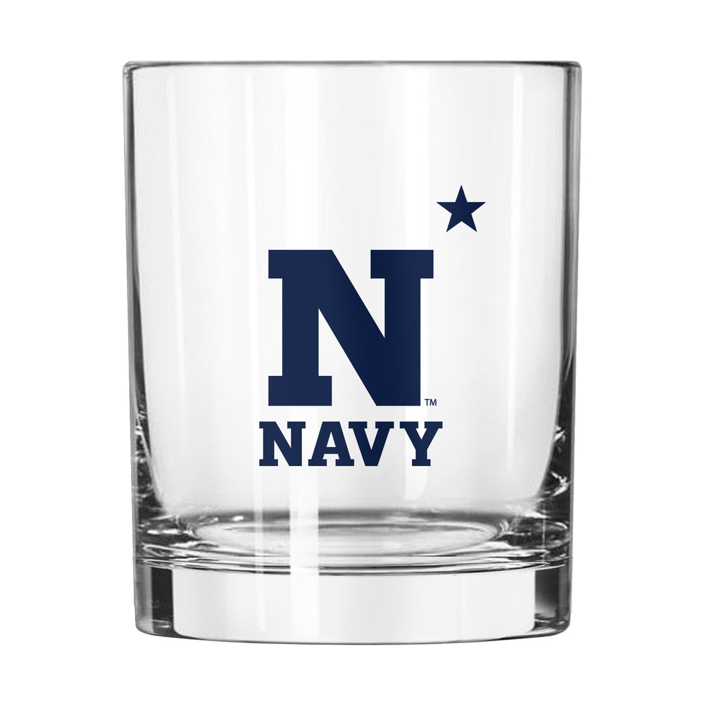 Naval Academy 14oz Gameday Rocks Glass