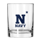 Naval Academy 14oz Gameday Rocks Glass