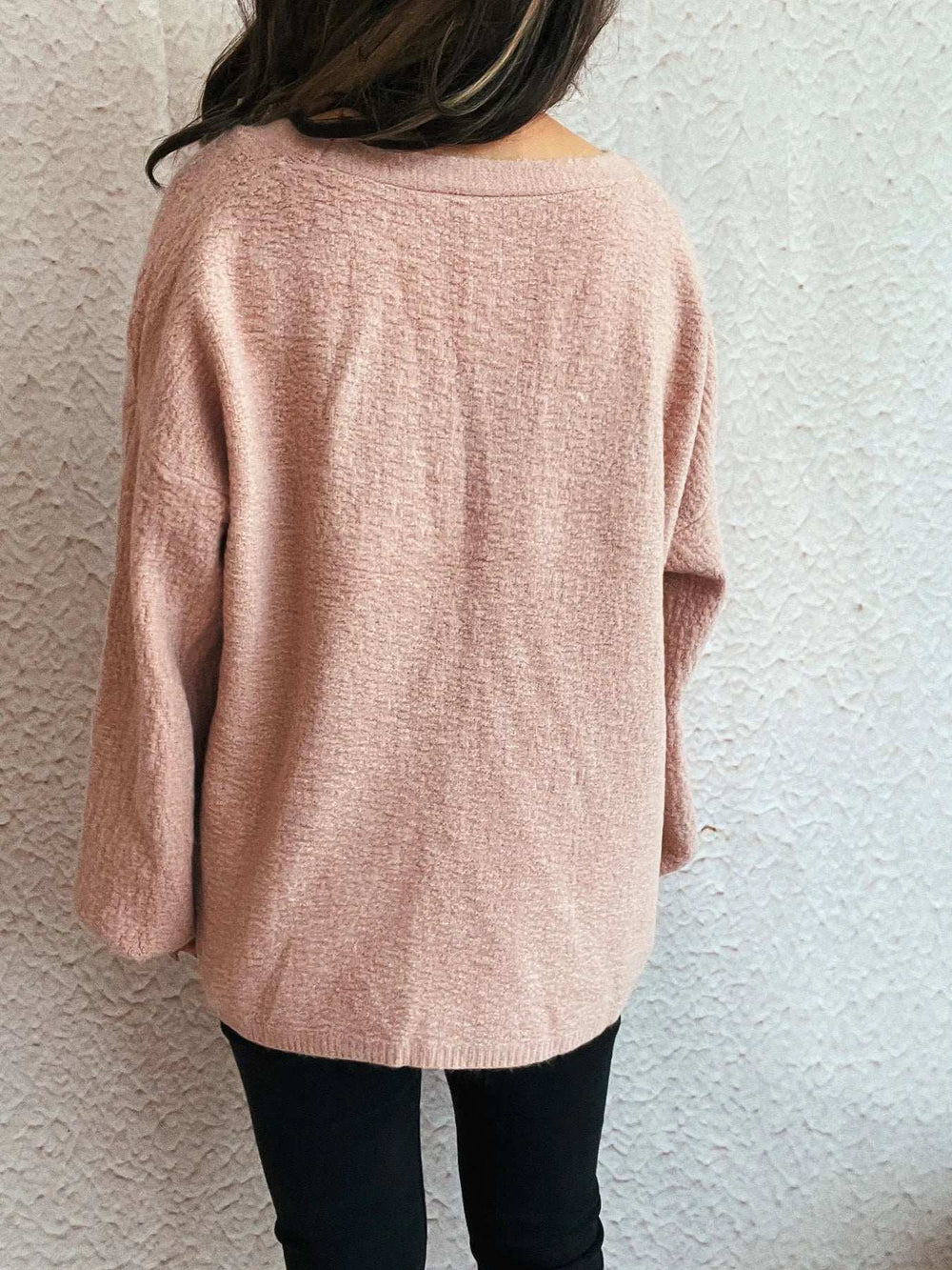Open Front Long Sleeve Cardigan - Trendsi - Flyclothing LLC