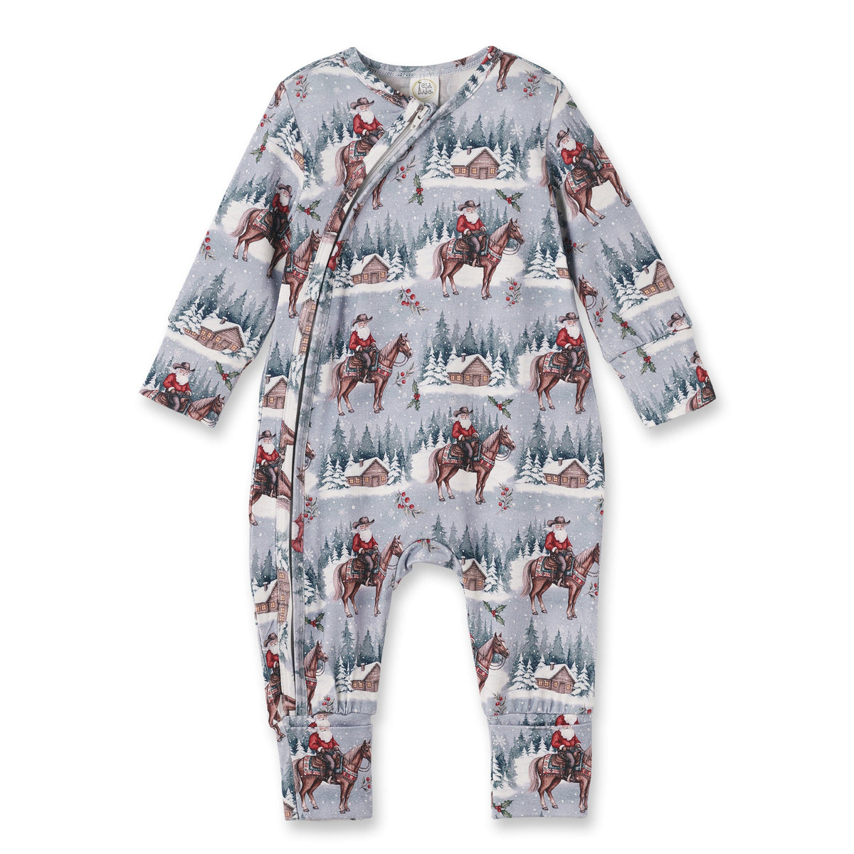 Cowboy Christmas Family Matching Soft Bamboo Pajamas - Tesa Babe - Flyclothing LLC