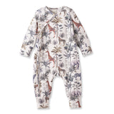 Jungle Safari Bamboo Zipper Romper with Convertible Cuffs - Tesa Babe - Flyclothing LLC
