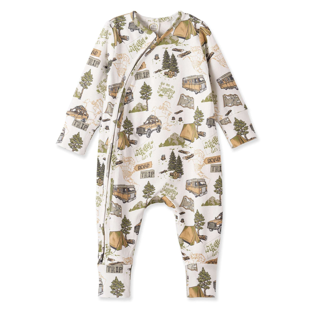 Trailblazer Bamboo Zipper Convertible Romper for Baby Boys - Tesa Babe - Flyclothing LLC
