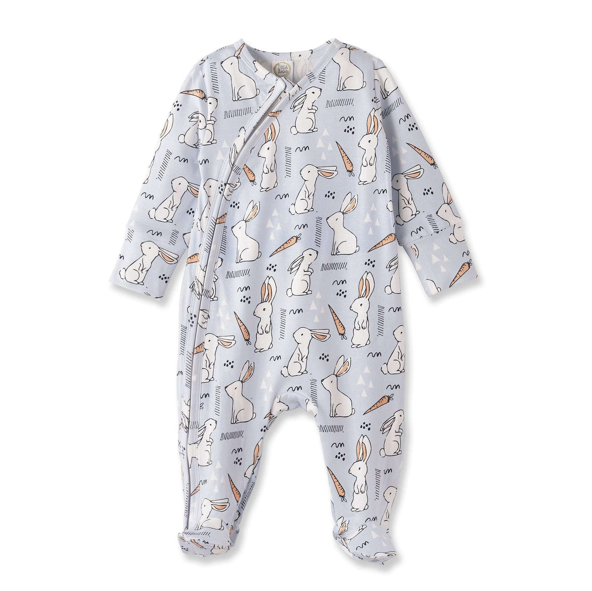 Cottontail Crew Soft Bamboo Easter Zipper Romper for Baby - Tesa Babe - Flyclothing LLC
