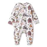 Farmer's Market Baby Zipper Romper – Soft Bamboo One-Piece - Tesa Babe - Flyclothing LLC
