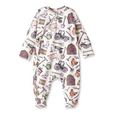 Farmer's Market Baby Zipper Romper – Soft Bamboo One-Piece - Tesa Babe - Flyclothing LLC