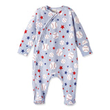 Grand Slam Baseball Bamboo Zipper Romper for Baby - Tesa Babe - Flyclothing LLC
