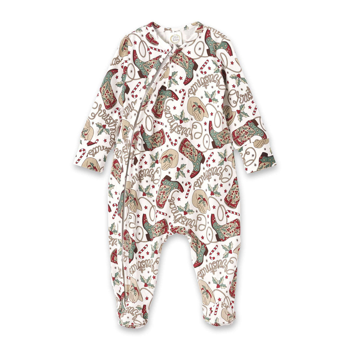 Western Christmas Family Matching Bamboo Pajamas - Cowboy - Tesa Babe - Flyclothing LLC