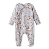 Wild Wrangler/Blue Western Baby Boy Bamboo Zipper Romper - Tesa Babe - Flyclothing LLC