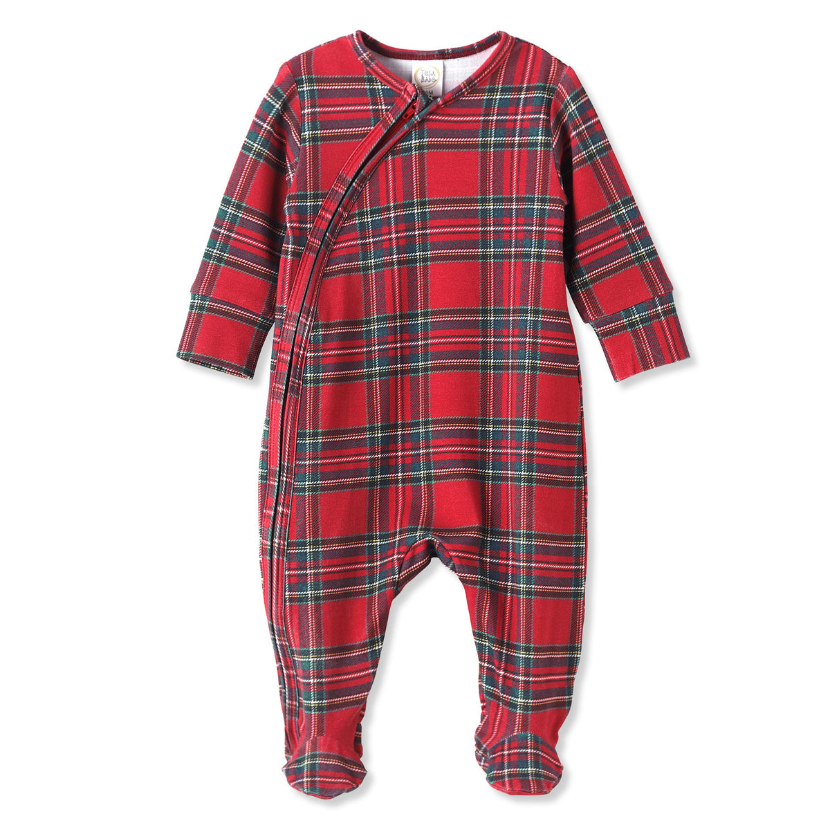 Christmas Tartan Plaid Family Matching Soft Bamboo Pajamas - Tesa Babe - Flyclothing LLC