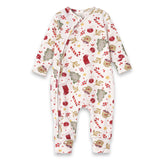 Bamboo Holiday Baby Zip Romper – Christmas One-Piece - Tesa Babe - Flyclothing LLC