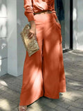 Full Size Long Sleeve Top and Pants Set Plus Size - Trendsi - Flyclothing LLC