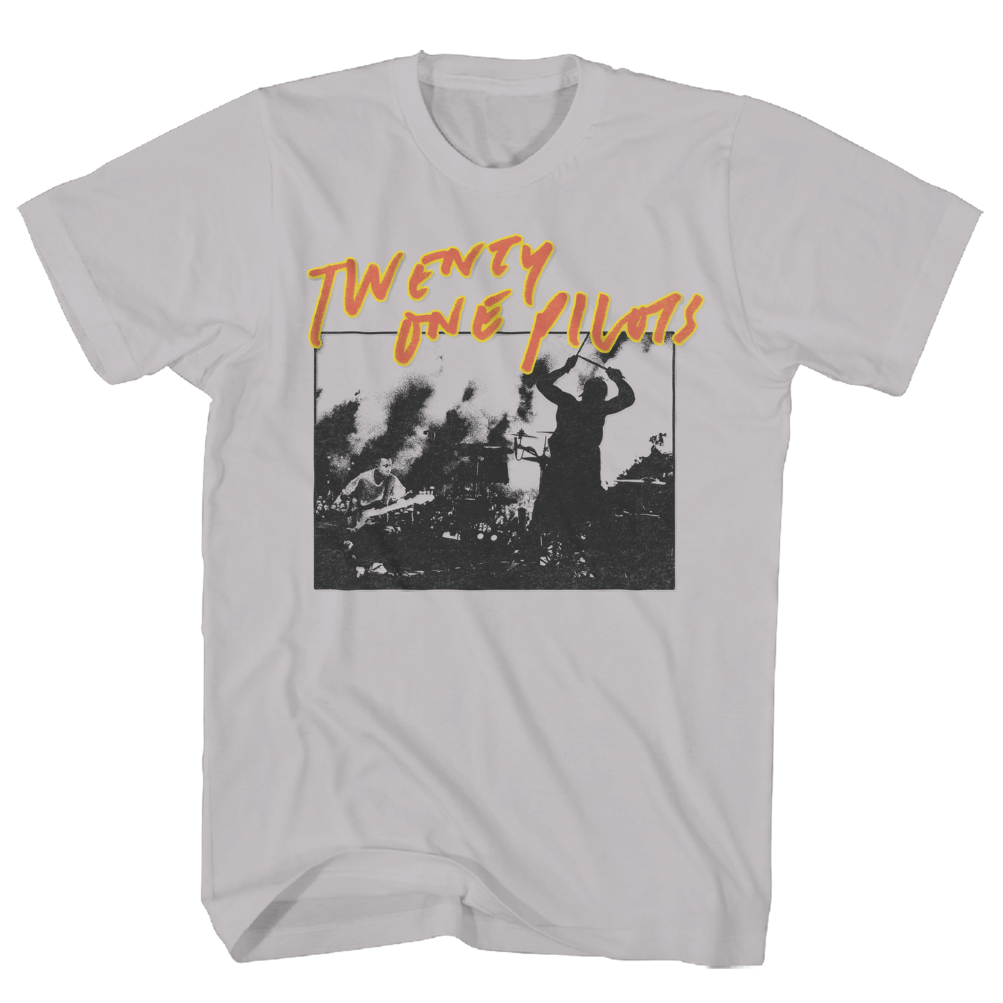 TWENTY ONE PILOTS LIVE SCRIBBLE GREY TEE