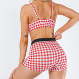 The Hot Diggity | Red Gingham Women’s Boxers - Shinesty - Flyclothing LLC