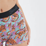 The Go Get 'Em | Abstract Tigers Women’s Boxers - Shinesty - Flyclothing LLC