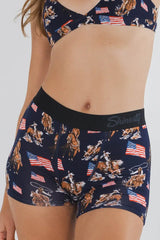 The Bootstraps & Chaps | Americana Cowboy Women’s Boxers - Shinesty - Flyclothing LLC