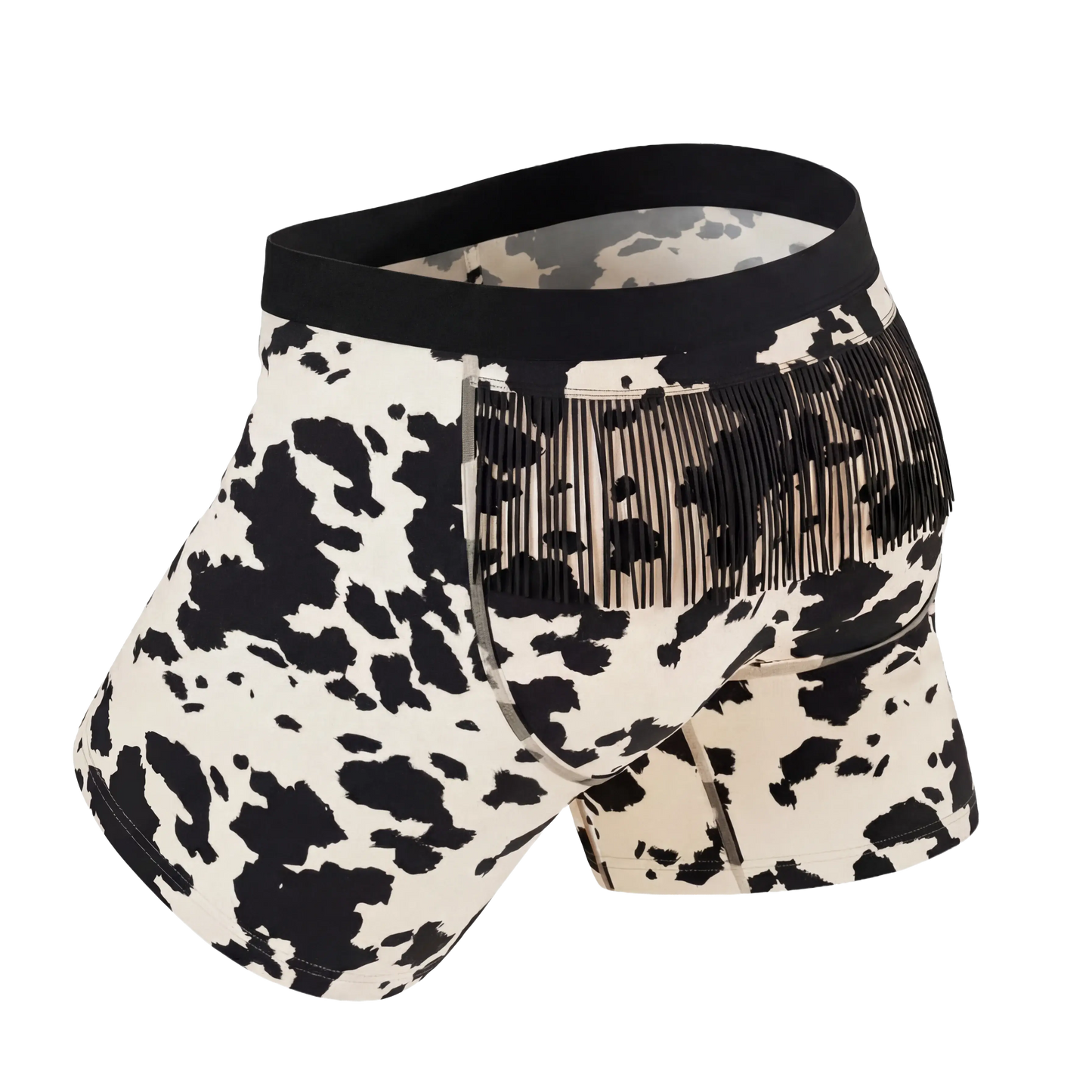 The Graze Escape | Cow Hide Fringe Ball Hammock® Pouch Underwear - Shinesty - Flyclothing LLC