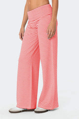 Striped Wide Leg Pants - Trendsi - Flyclothing LLC