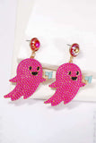 Ghost Shape Synthetic Pearl Dangle Earrings - Trendsi - Flyclothing LLC