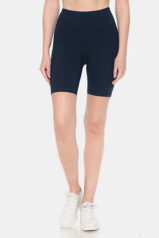 Leggings Depot Full Size High Waist Active Shorts - Trendsi - Flyclothing LLC