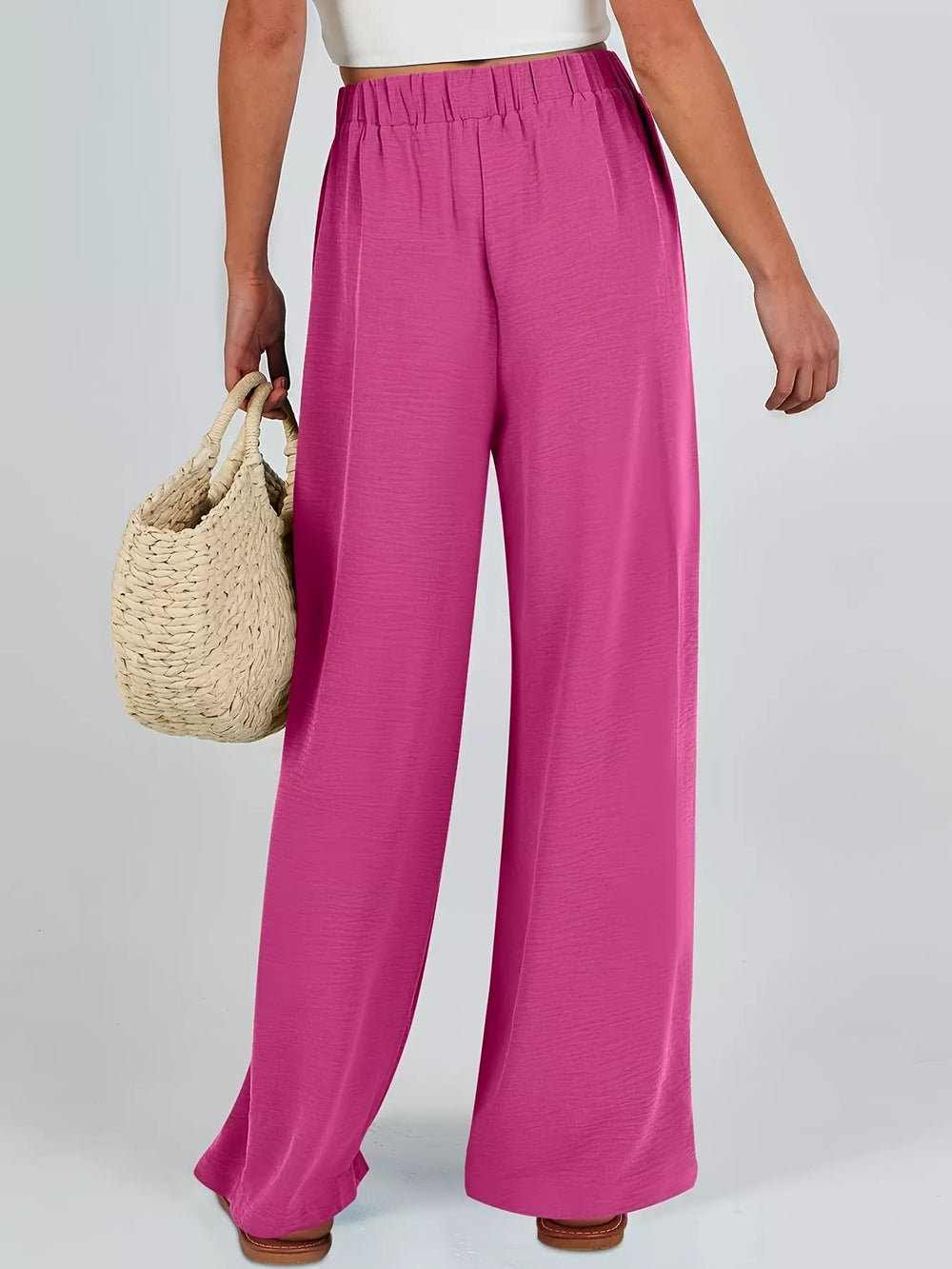 Tied Wide-Leg Pants - Trendsi - Flyclothing LLC